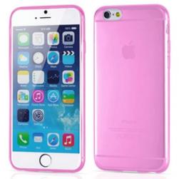 Силиконовый чехол ультратонкий 0.7мм Ярко розовый для IPhone 7