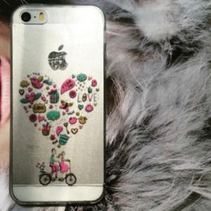 Силиконовый чехол Sweet Велосипед с Сердцем для iPhone 8