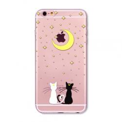 Силиконовый чехол Kittens and the Moon для iPhone 7