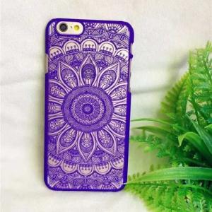 Пластиковый чехол Mehndi Purple Фиолетовый для iPhone 8