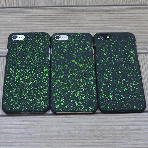 Пластиковый чехол Starry Sky Glitter Green Зеленый для iPhone 7&7s