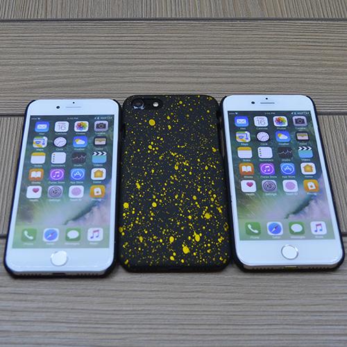 Пластиковый чехол Starry Sky Glitter Yellow Желтый для iPhone 7&7s