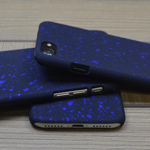 Пластиковый чехол Starry Sky Glitter Blue Синий для iPhone 7&7s