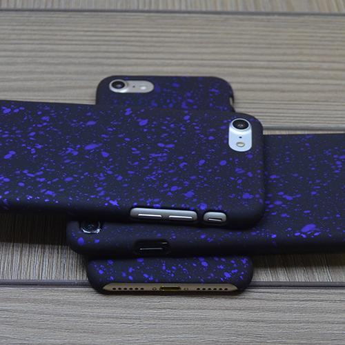 Пластиковый чехол Starry Sky Glitter Purple Фиолетовый для iPhone 7&7s