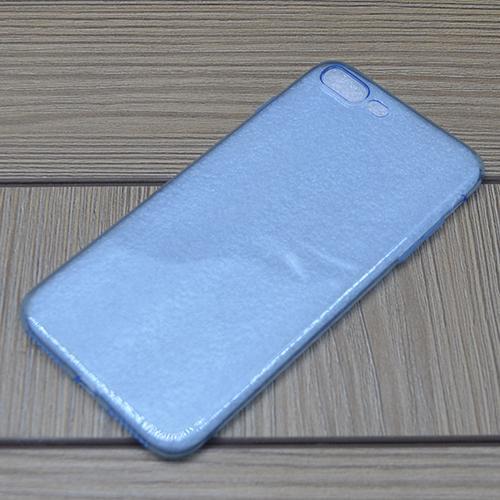 Силиконовый чехол ультратонкий 0.7мм Синий для IPhone 7