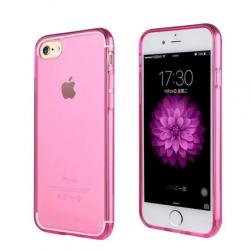 Силиконовый чехол ультратонкий 0.7мм Ярко розовый для IPhone 7 Plus