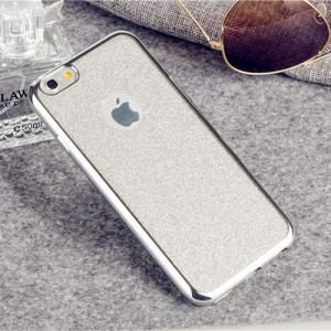 Силиконовый чехол Crystal Glitter Серебро для iPhone 8 Plus