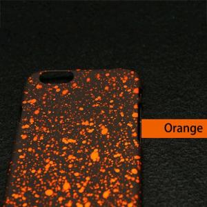 Пластиковый чехол Starry Sky Glitter Orange Оранжевый для iPhone 8 Plus