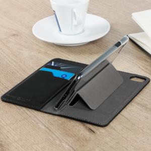 Кожаный чехол Genuine Leather Executive Wallet Case - Black для IPhone X