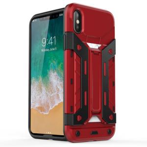 Чехол Бампер X-Trex Rugged Card Kickstand - Red для IPhone X