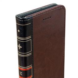 Чехол кожаный X-Tome Leather-Style Book - Brown для IPhone X