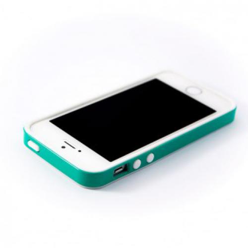 Бампер для iPhone 5 SGP Neo Hybrid EX 5s, цвет Бирюзовый