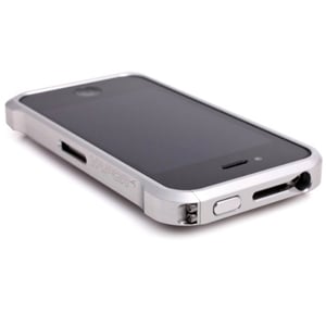 Бампер Vapor 4 Серебро с серебром Silver-Silver для Iphone 4-4s