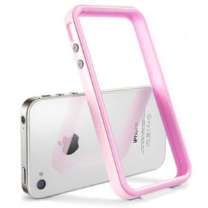 Бампер для iPhone 4 и 4S SGP Neo Hybrid 2S Pastel Series, цвет Розовый