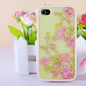 Чехол Ero case Flowers для IPhone 4/4s