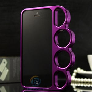 Чехол пластиковый Кастет Фиолетовый для IPhone 4-4s