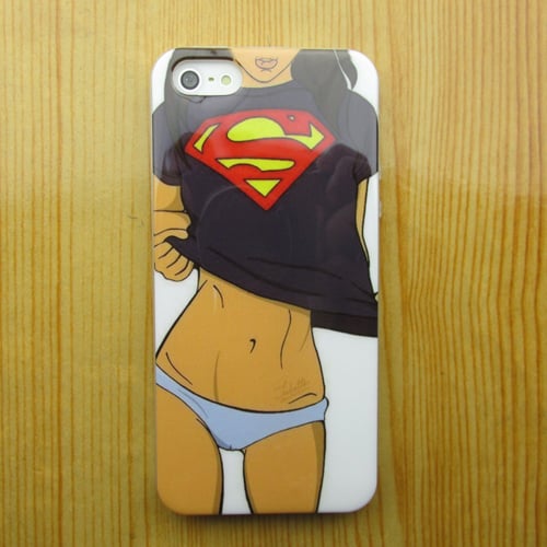 Силиконовый чехол Nike Sexy Super Girl для iPhone 5/5s