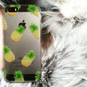 Силиконовый чехол Pineapple Ананас для IPhone 5/5s