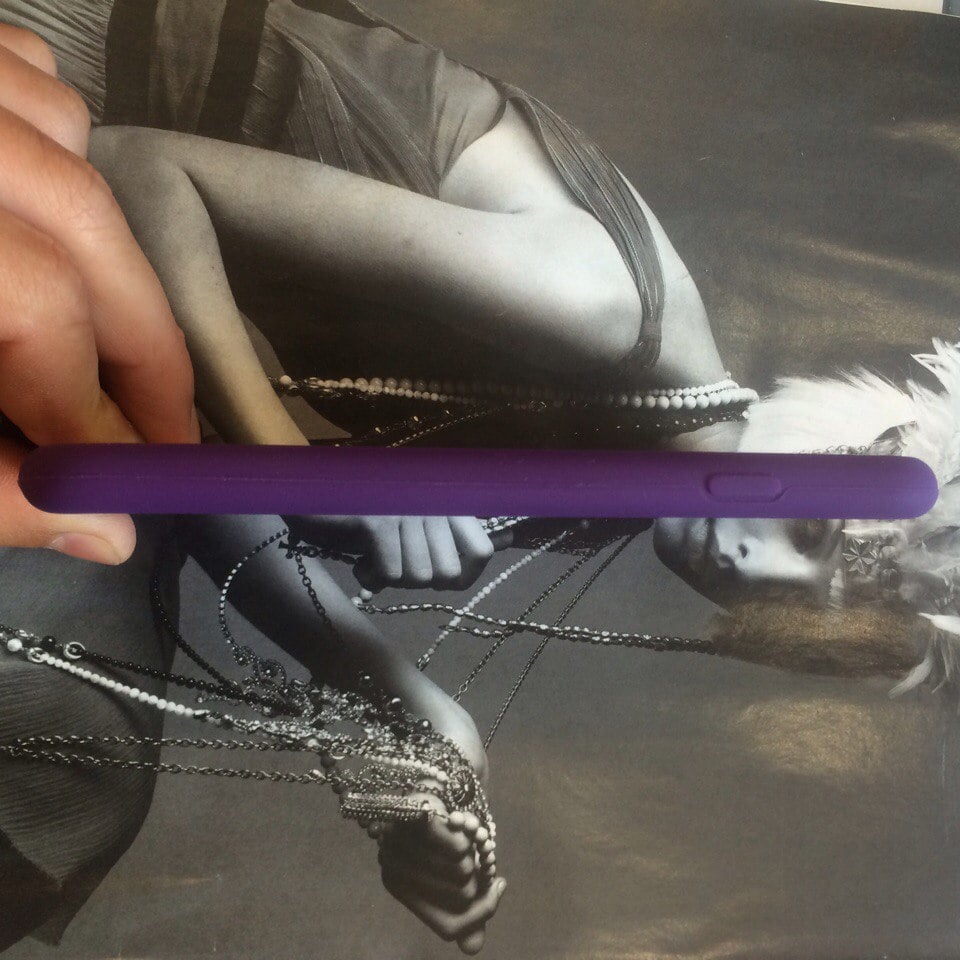 Силиконовый чехол Purple Фиолетовый для IPhone 6