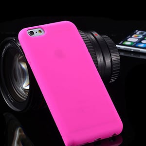 Силиконовый чехол Pink Розовый для IPhone 6