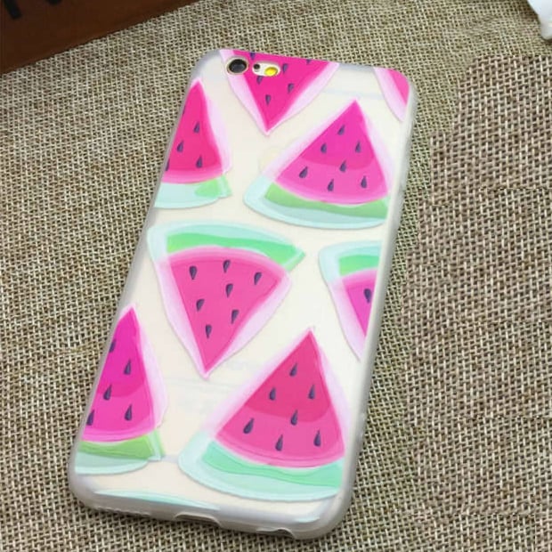 Cиликоновый чехол Summer Slices of Watermelon для iPhone 6&6s