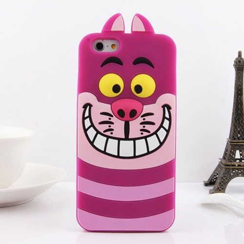 Силиконовый чехол Animal Alice Cat для iPhone 6&6s